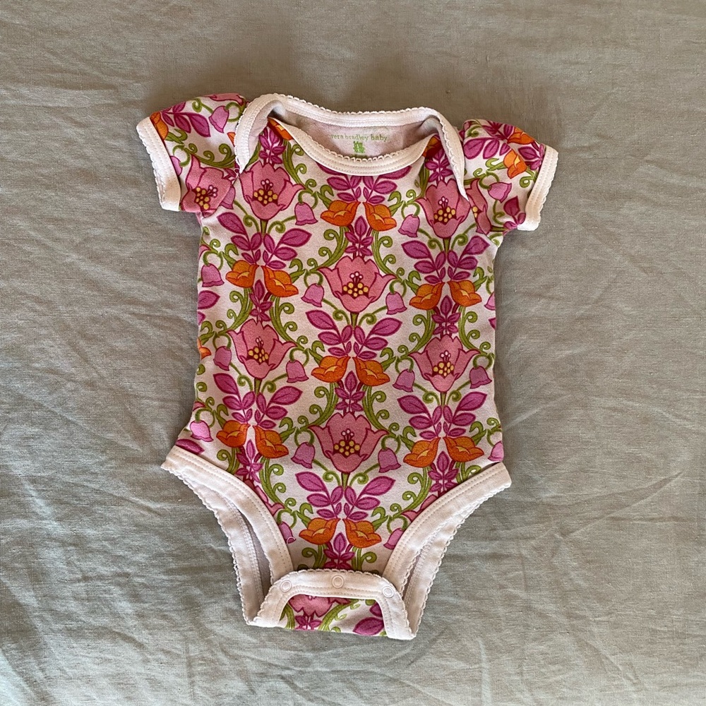 Vera Bradley Baby Girl Onesie